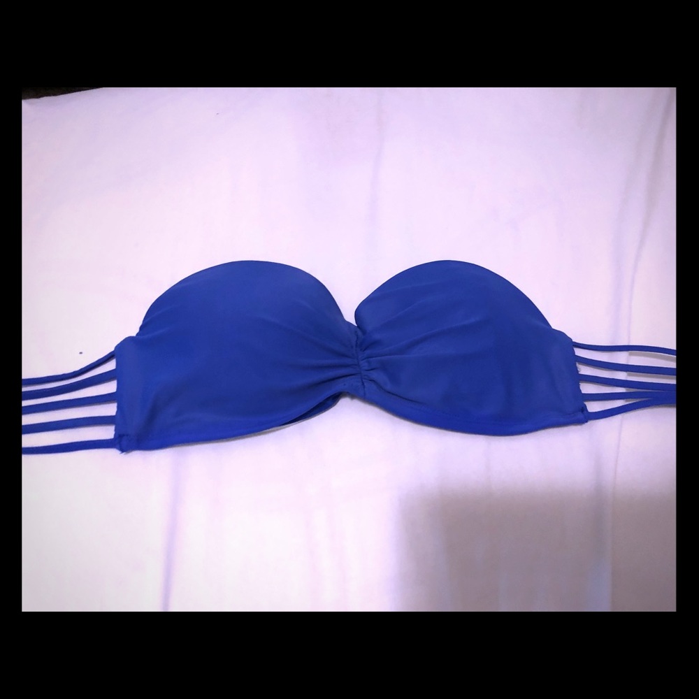 Royal blue bikini top